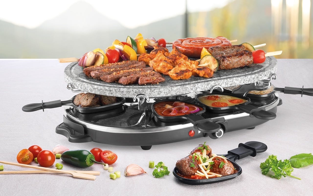 Raclette grill stone best sale